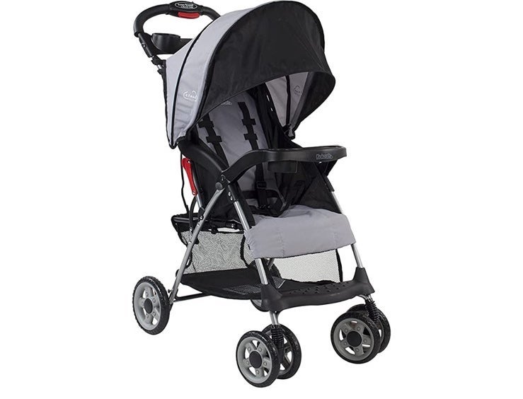 New Kolcraft Cloud Plus Lightweight Easy Fold Compact Travel Baby Stroller Accessories