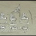 Warhammer Age of Sigmar Beasts Of Chaos Centigors x3 Metal RARE OOP