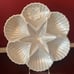 Sigrid Olsen Starfish Clam Shell Pearlized Shaped Melamine Chip & Dip Platter