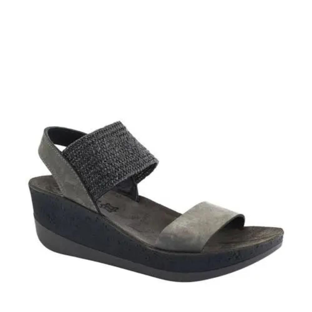 FANTASY SANDALS Destiny Wedge Sandal - Grey