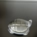 Baccarat Turtle or Tortoise Double Signed Clear Paperweight Figurine