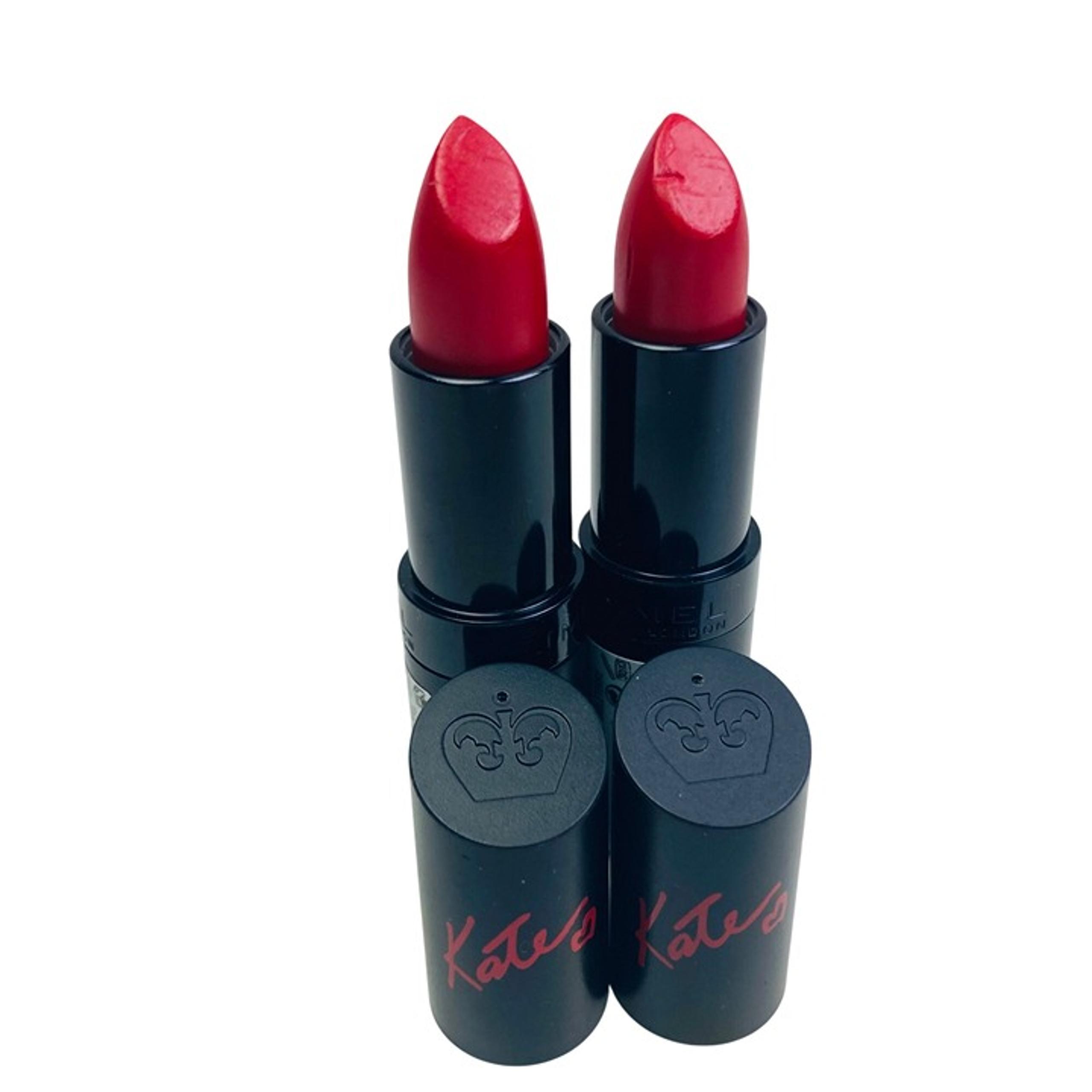 Rimmel London Lasting Finish Kate Moss Lipstick No. 10 Rosetto Rouge HTF 2 Pack