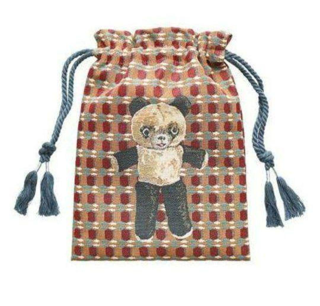 New Natalie Lethe Drawstring Bag Pouch Panda
