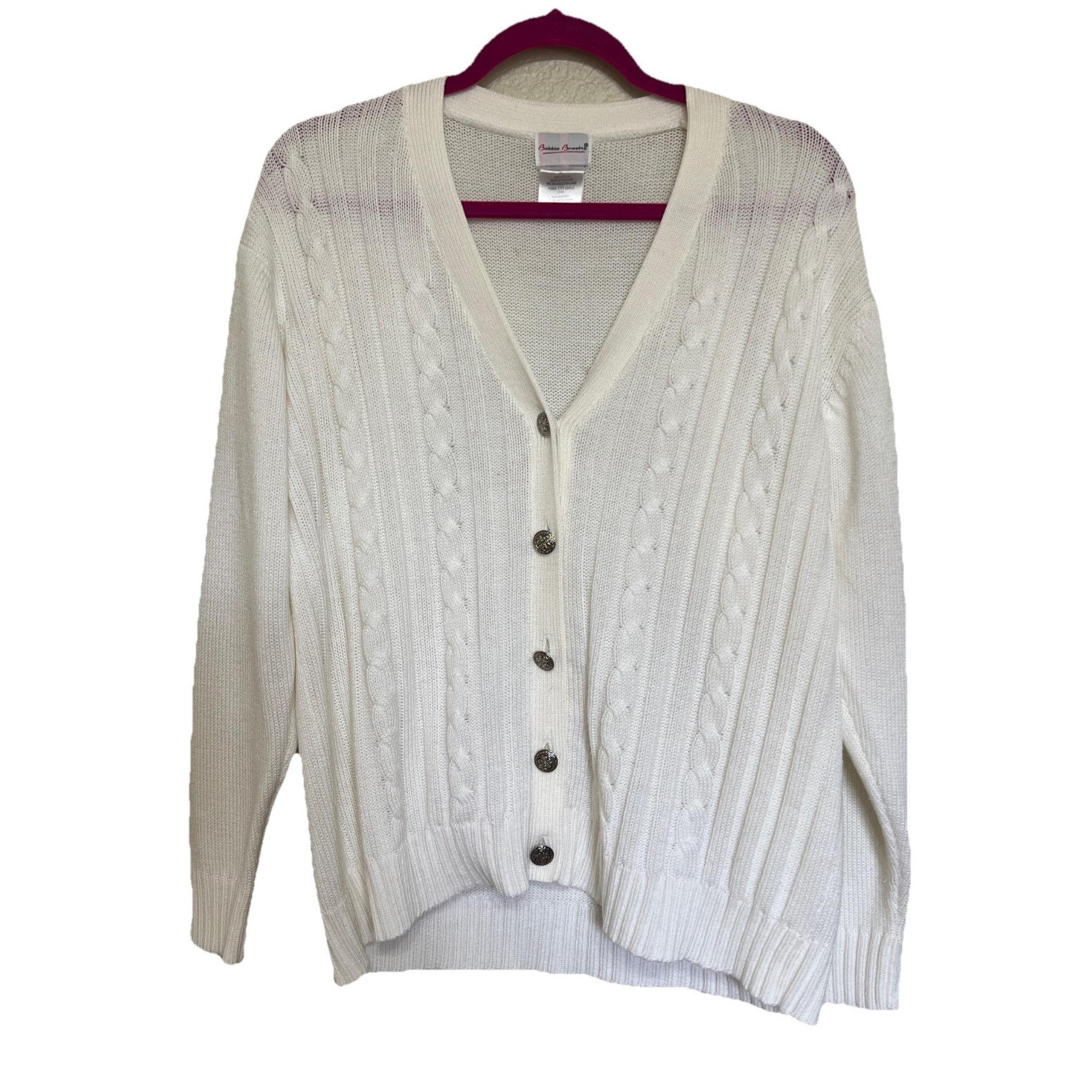 Bobbie Brooks Womens Sweaters Cardigan Small  4-6  Button Closure Long Sleeve