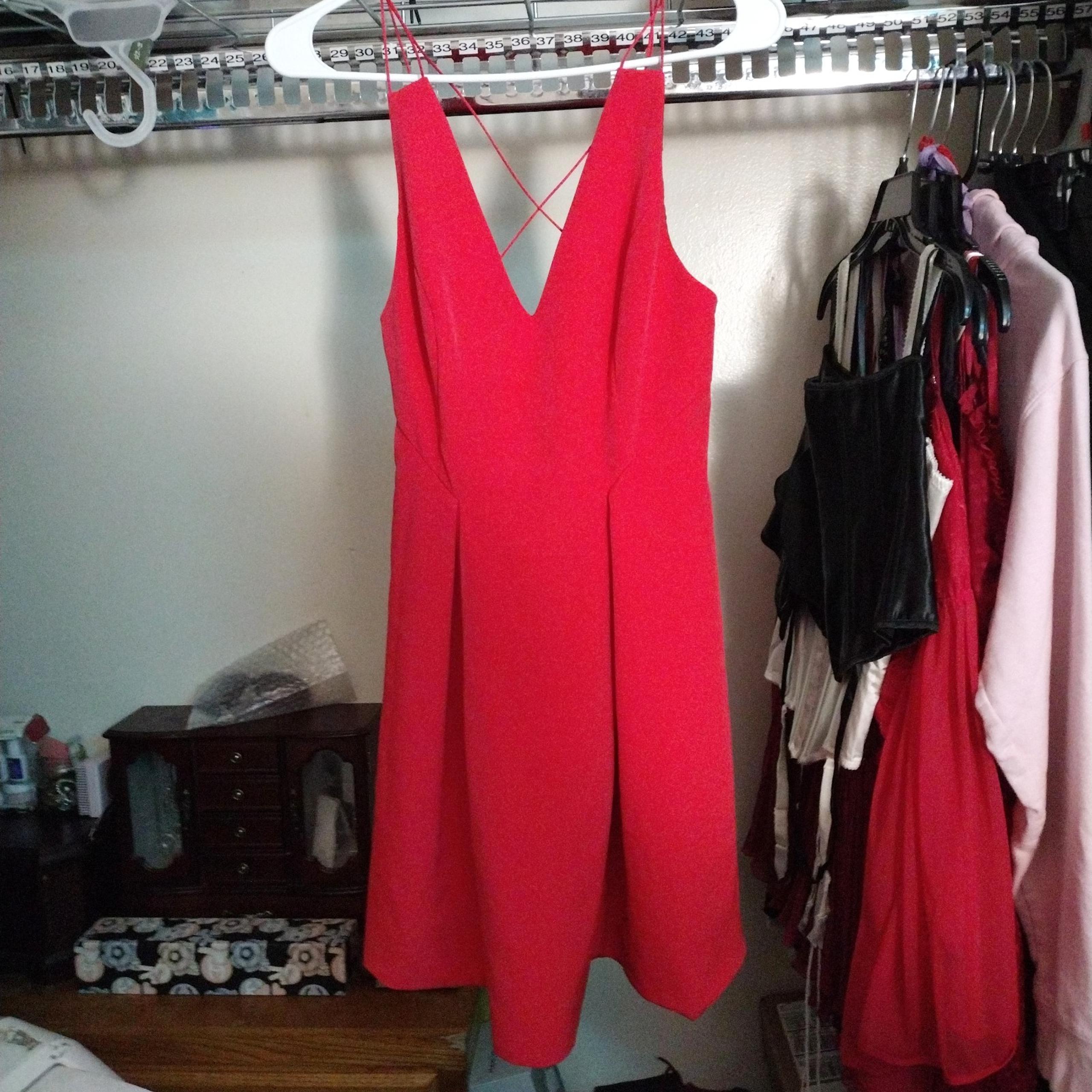 Topshop Red Mini Dress- 6