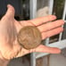 1902 King Edward V11 Commemorative 82 Grams Copper Coin Medal original Box