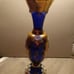 Vintage Bohemian Czech Republic Cobalt Blue Vase