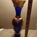 Vintage Bohemian Czech Republic Cobalt Blue Vase