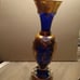 Vintage Bohemian Czech Republic Cobalt Blue Vase