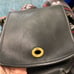 COACH 9076 - Vintage Legacy black Companion Flap Crossbody Shoulder Bag