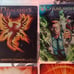 Draconis Project Michael Phillips 13 metal trading cards/1 metal bookmark
