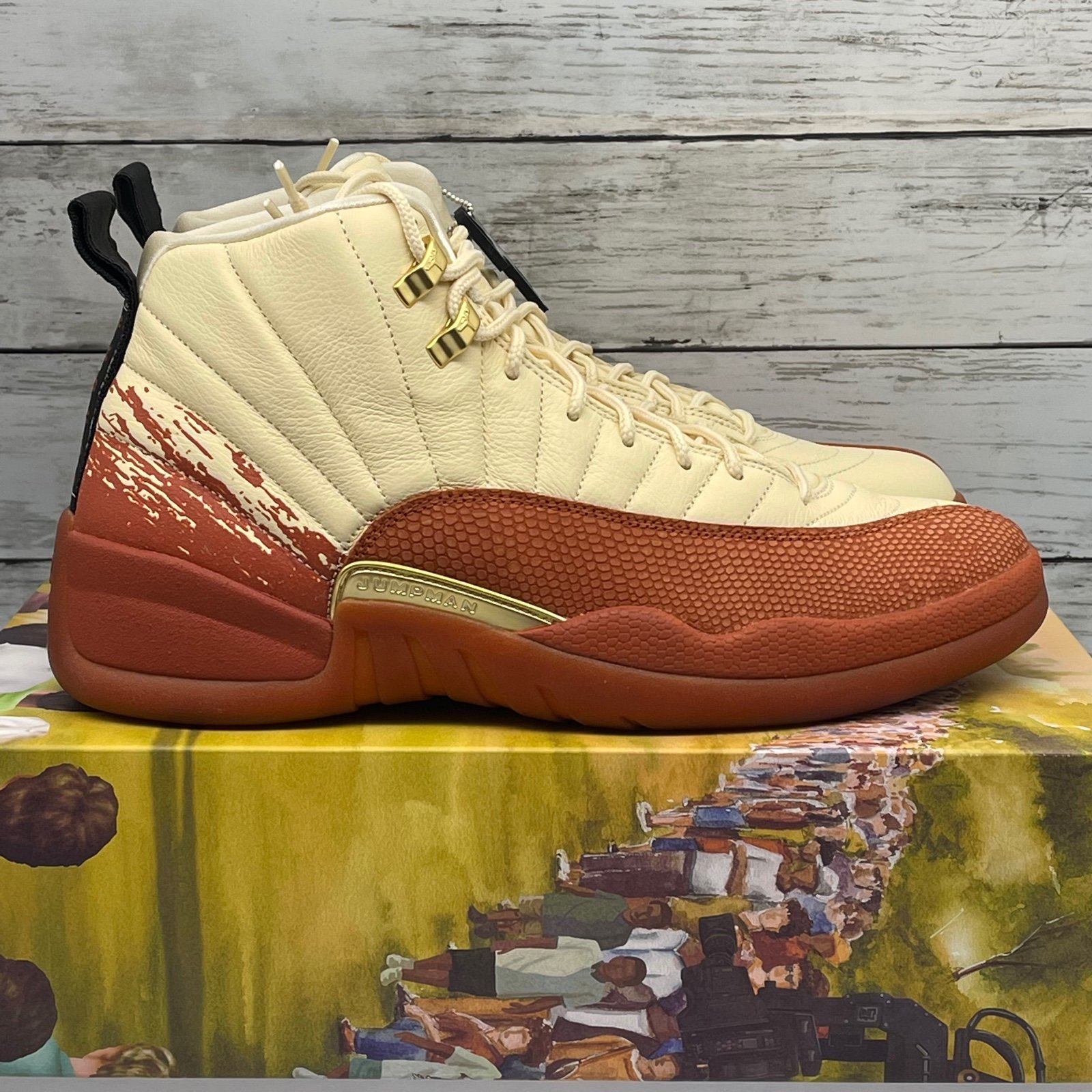 Nike Jordan 12 Retro x Eastside Golf Out The Mud Men's Size 12 Sneakers New DS Nike Jordan 12 Retro x Eastside Golf Out The Mud Men's Size 12 Sneakers New DS