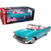 BARBIE 1957 CHEVROLET BEL AIR CONVERTIBLE AQUA BLUE 1/18 CAR AUTO WORLD AWSS135