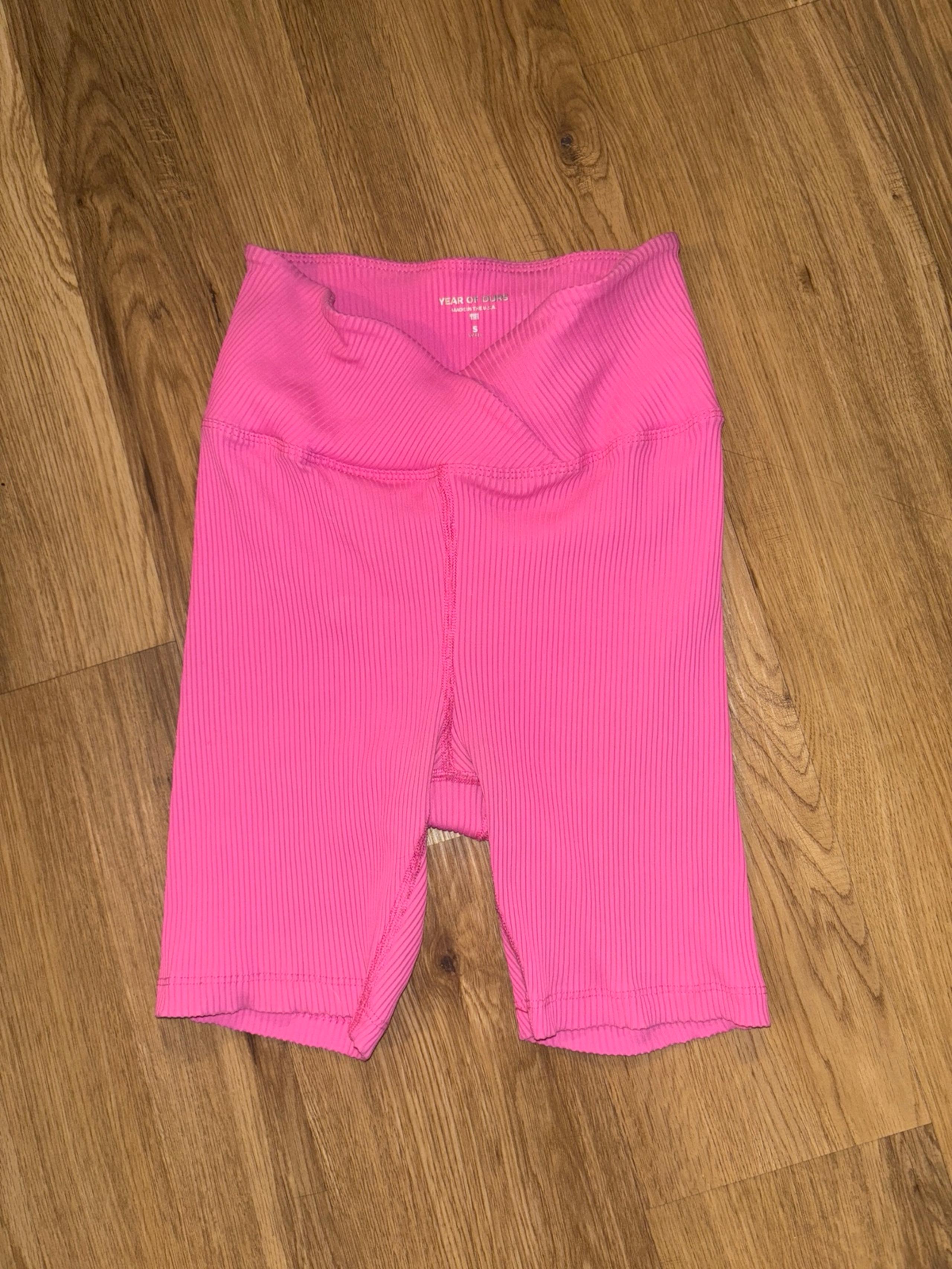 Year of Ours Pink Athletic Shorts