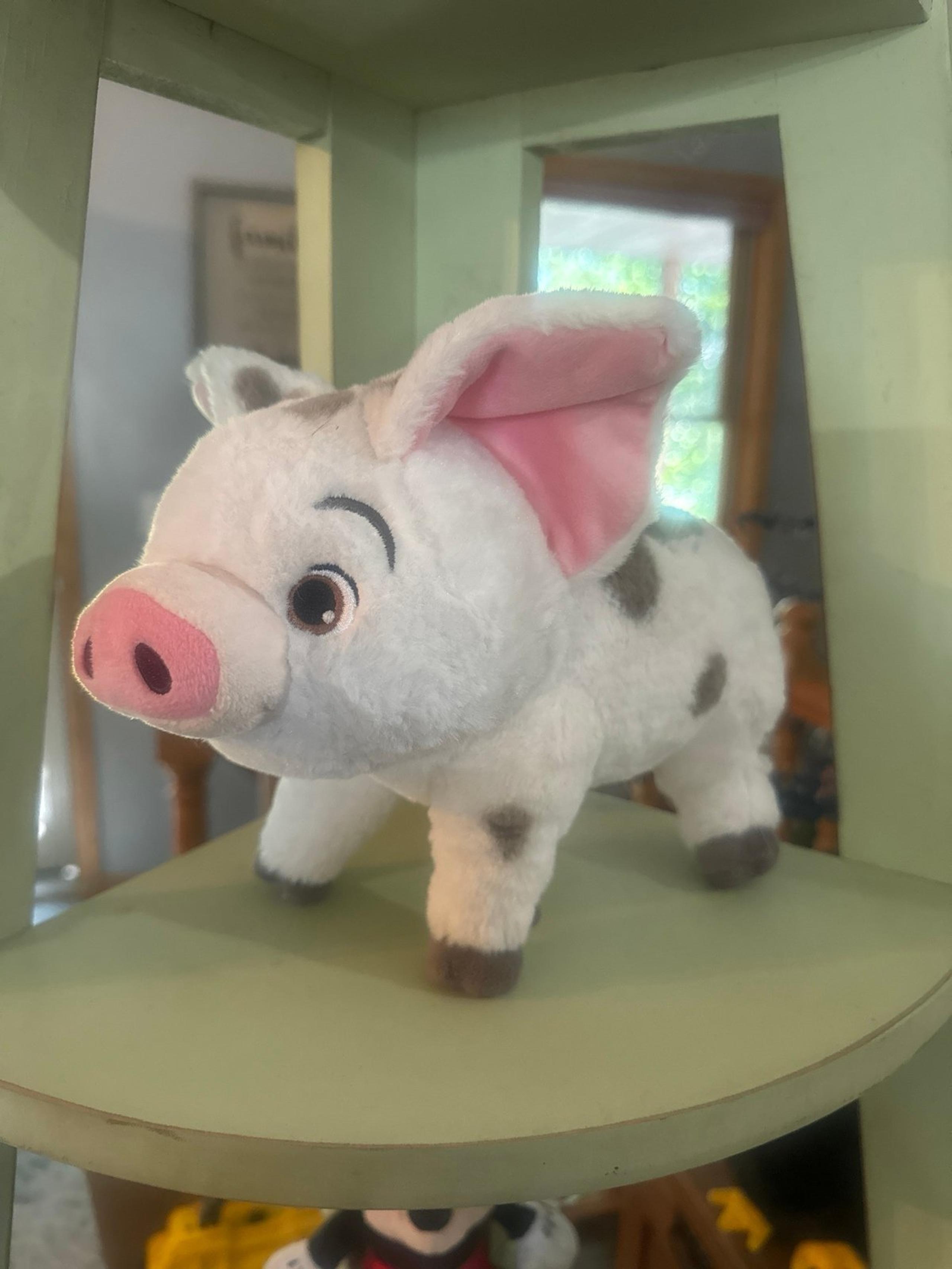 Disney Store Moana Pet Pua Plush Pig Standing Stuffed Animal Toy 10"