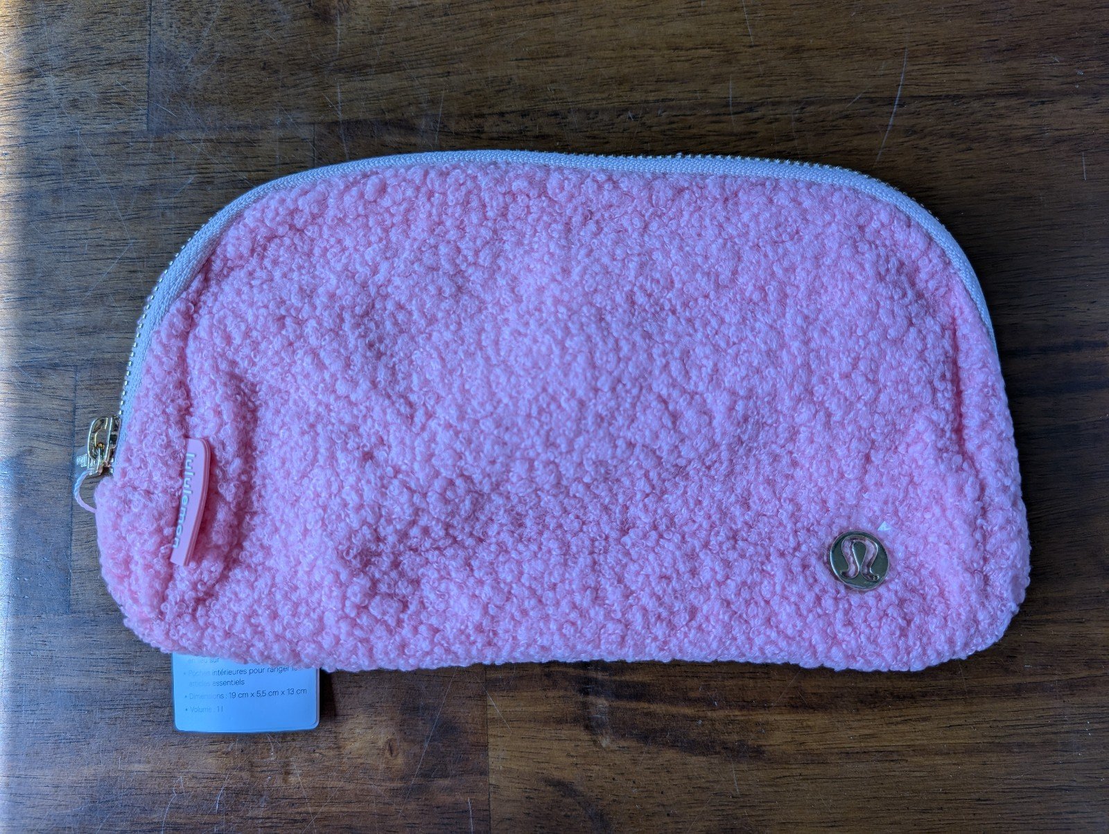 Lululemon Everywhere Belt Bag Fleece Pink Mist Gold
