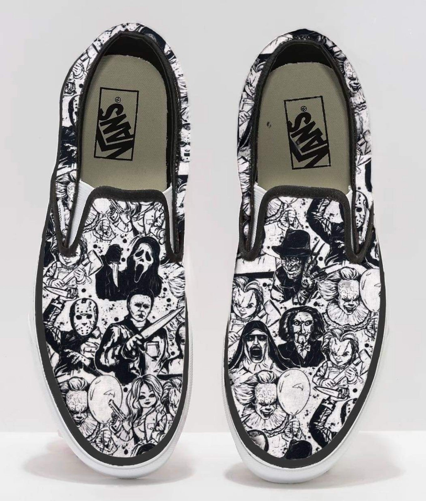 VANS custom hand detailed shoes mens sz 11