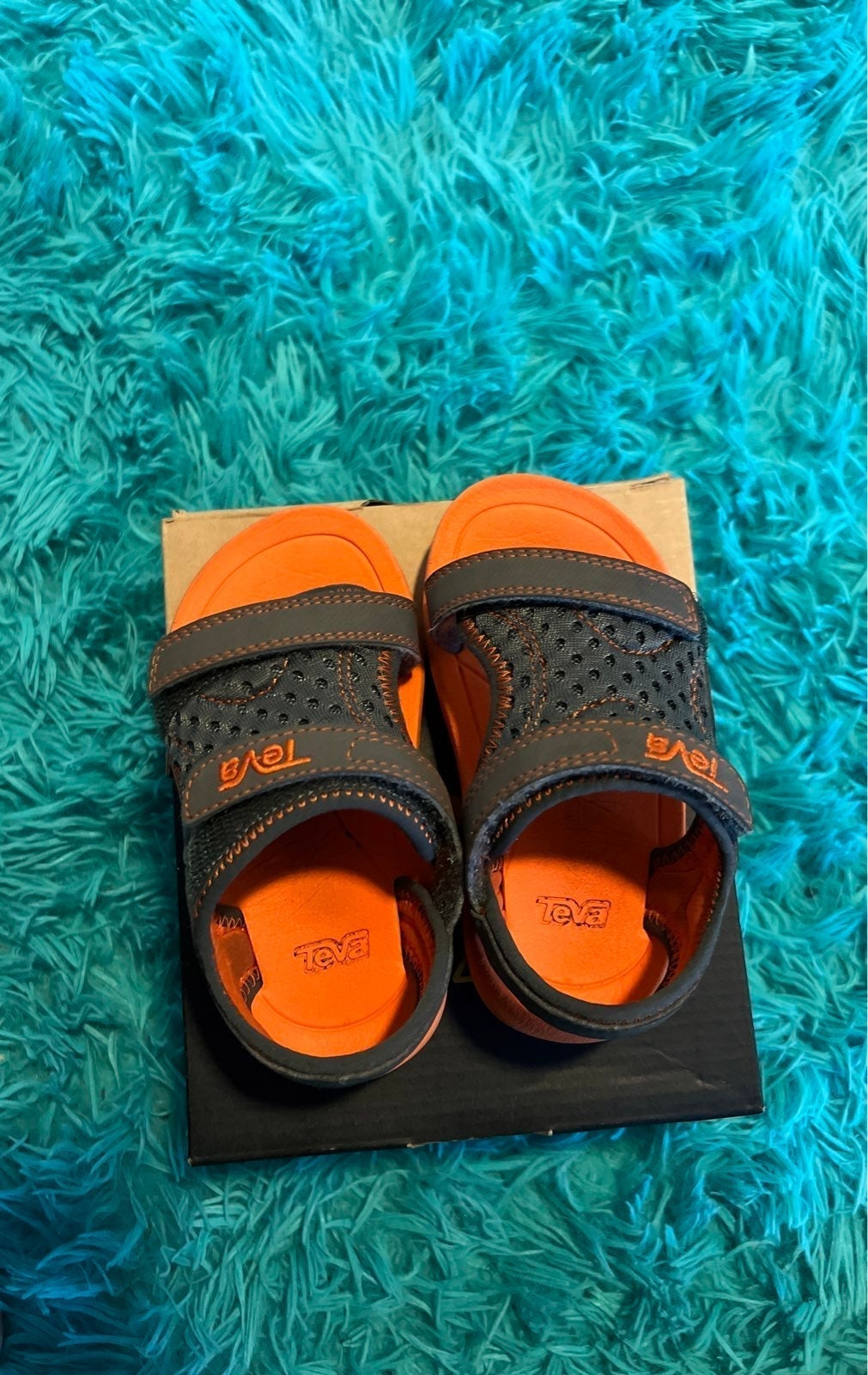 Teva G XLT Psyclone Orange Grey 6 toddler