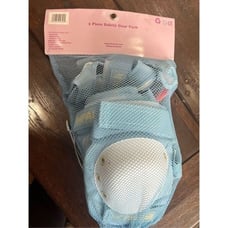 New Impala Protective Set For Skaters- Sky Blue/Yellow Size Small