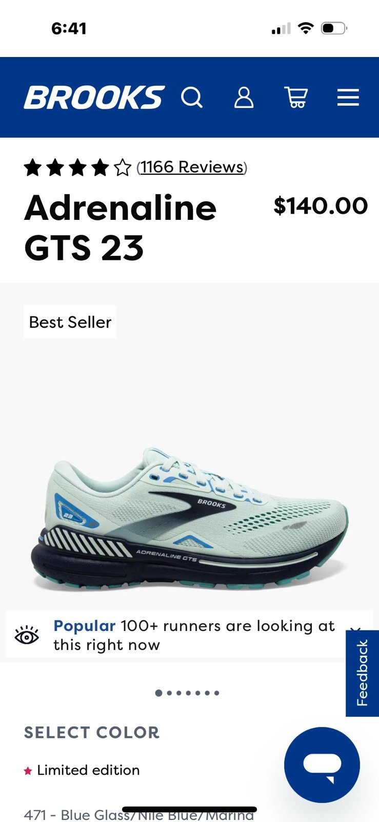 Brooks size 9.5 like new