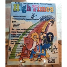 High Times Magazine FEB 1977 No 18 VG+ Original Publication