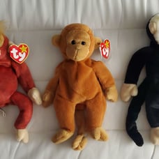 Ty Beanie Retired Monkey Bundle