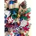 Handmade Christmas Gnome in Sleigh Door Wreath 26 in LED XLW1