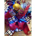 Handmade Christmas Gnome in Sleigh Door Wreath 26 in LED XLW1