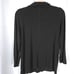 Eileen Fisher Womens Petite Small Gray Grey Full Zip Viscose Mock Neck Sweater