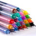 Liquid Ink Rolling Ball Stick Pens Fine Point Colored 24PCS