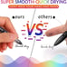 Liquid Ink Rolling Ball Stick Pens Fine Point Colored 24PCS