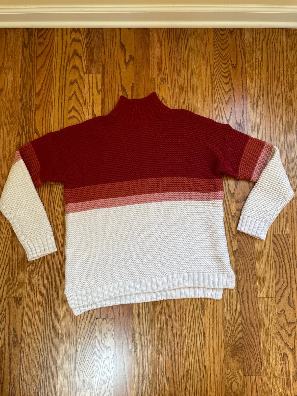Marine Layer Women's Size Large Warm Multi Stripe Remi Sweater Pullover Preloved