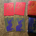 Pokemon TCG ETB Card Sleeves New lot of 2 red/purple 130 total with 4 dividers