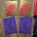 Pokemon TCG ETB Card Sleeves New lot of 2 red/purple 130 total with 4 dividers