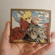 Vash Trigun stampede quicksand Enamel pin