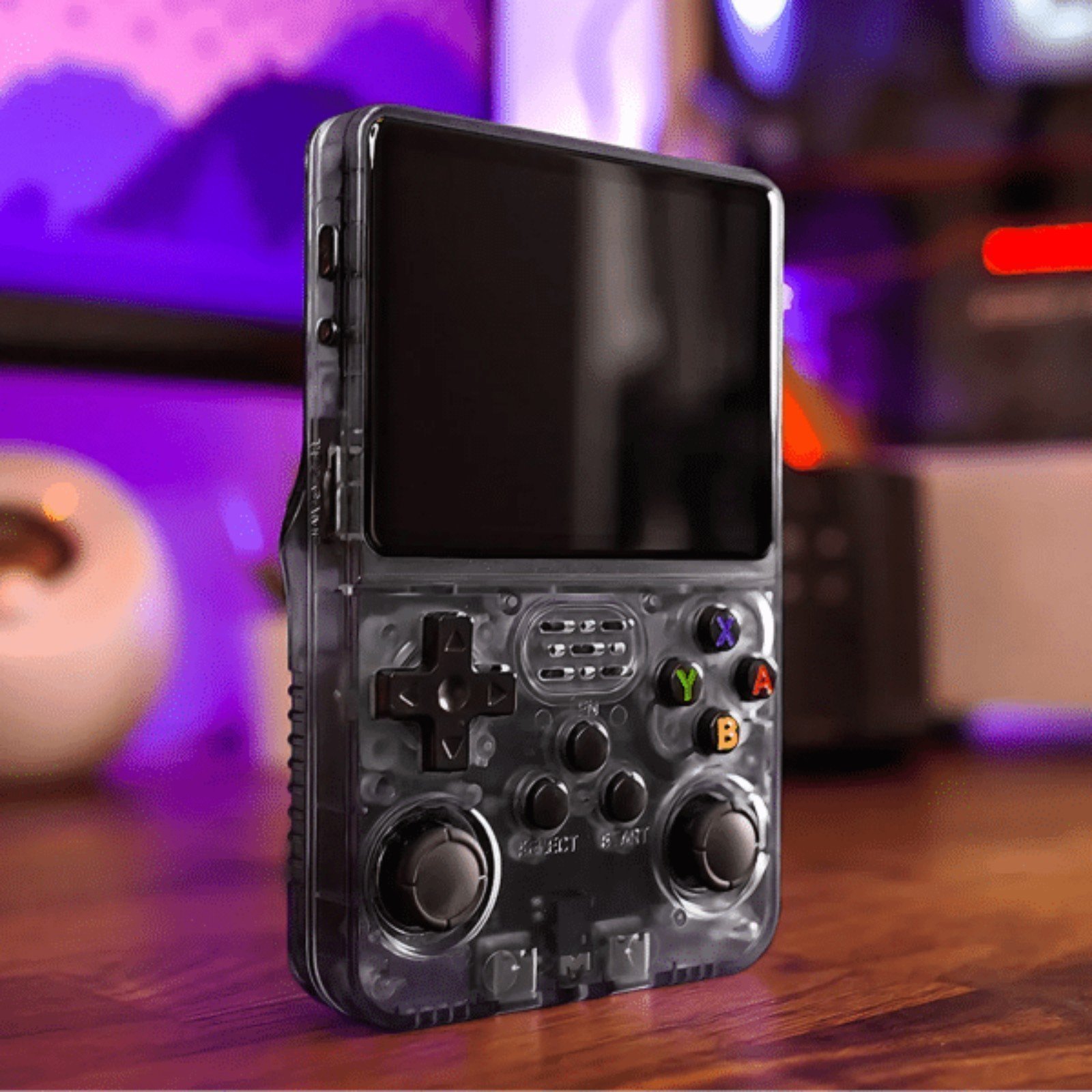R36S Retro Handheld Console – console & case bundle