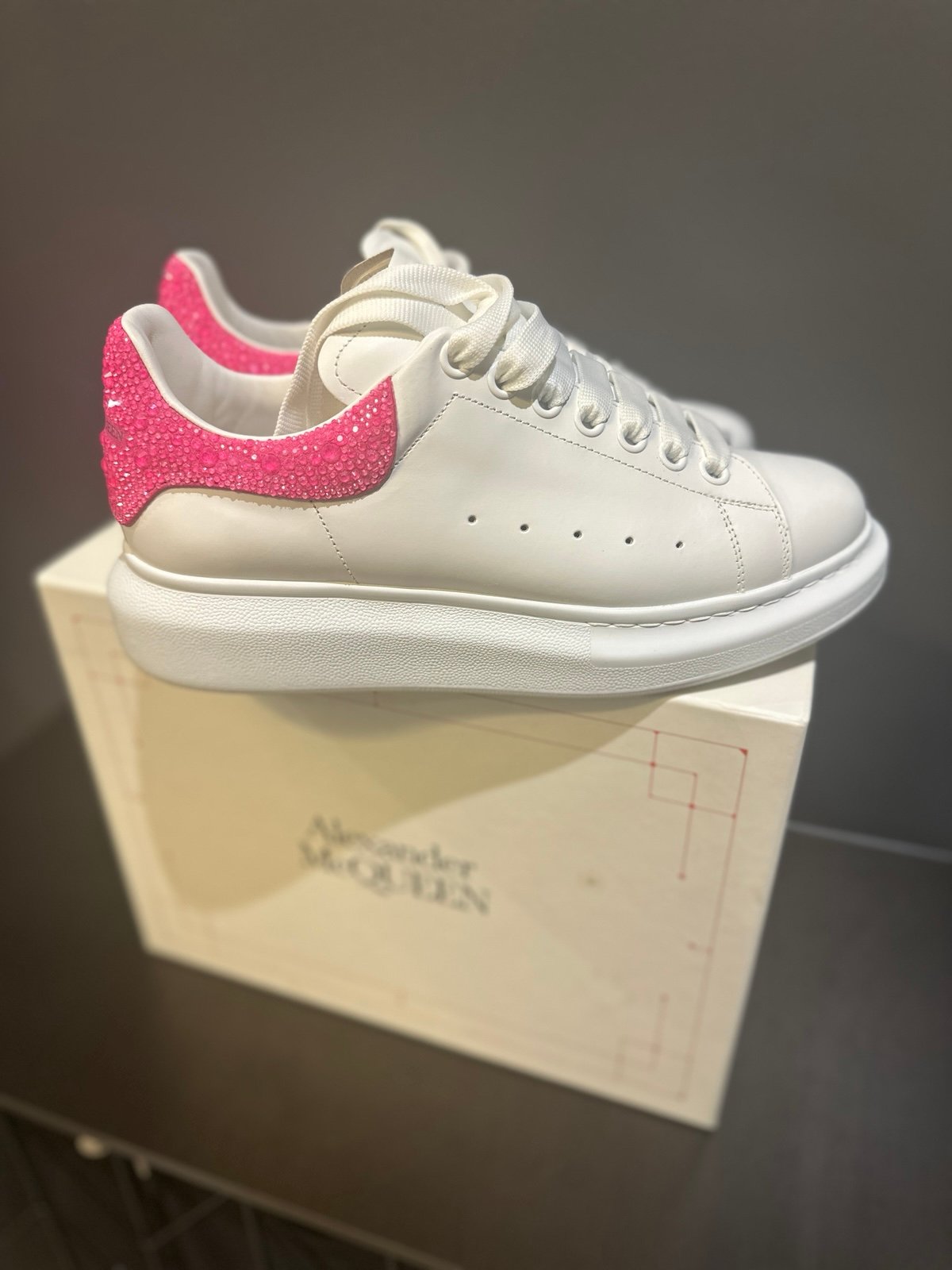 Alexander McQueen Pink Fashion Sneakers | Mercari