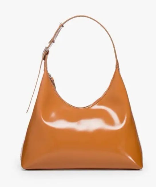 STAUD Scotty Shoulder Bag Tawny Tan