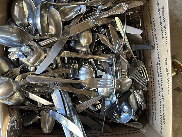 Lot 250 pieces stainless silverware flatware mixed crafts cater