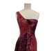 NWT Topshop X Halpern Dress Sequin Leopard Print Asymmetrical Hem Size 4