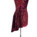 NWT Topshop X Halpern Dress Sequin Leopard Print Asymmetrical Hem Size 4