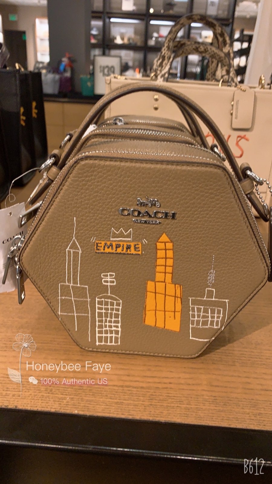 Coach X Jean Michel Basquiat Hexagonal Crossbody
