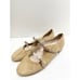 Amalfi Flats Womens Size 5 Tan Leather Double Strap Mary Jane Pillow Feel Shoes
