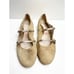 Amalfi Flats Womens Size 5 Tan Leather Double Strap Mary Jane Pillow Feel Shoes