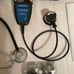 Cardionics E-Scope II Electronic Headset Stethoscope Belt Model 718-7710 Tested