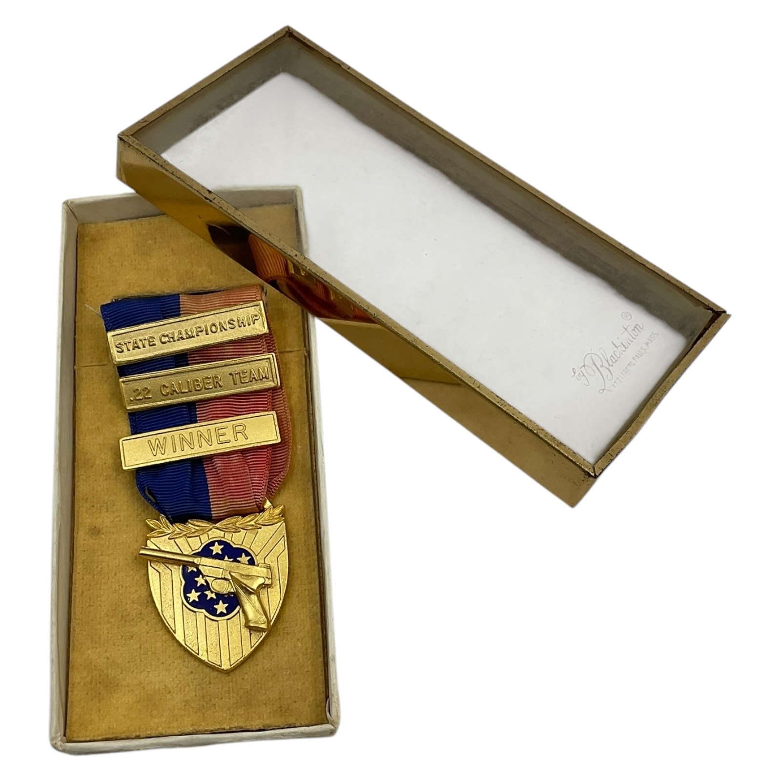 Vintage State Championship Medal and Box Team Winner JP Blackinton Award