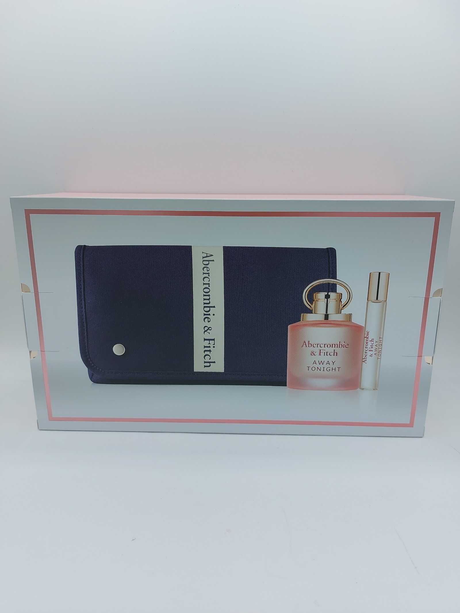 Abercrombie & Fitch Away Tonight 3pcs set EDP Spray 3.4oz, 0.5oz & Bag