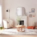 Mira Arched Metal Vanity Wall Mirror - color: Black