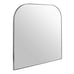 Mira Arched Metal Vanity Wall Mirror - color: Black