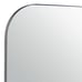 Mira Arched Metal Vanity Wall Mirror - color: Black